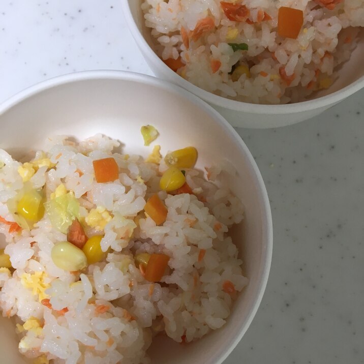 離乳食完了期 銀鮭と冷凍コーンと野菜の混ぜご飯 レシピ 作り方 By Xmickyx 楽天レシピ 離乳食完了期 銀鮭と冷凍コーンと野菜の混ぜご飯 レシピ 作り方 By Xmickyx 楽天レシピ